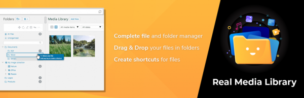 WordPress Real Media Library: Media Library Folder & File Manager